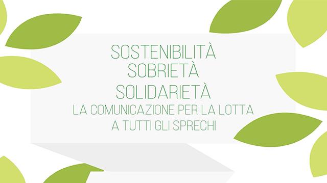 IV Volume Sostenibilità, Sobrietà, Solidarietà